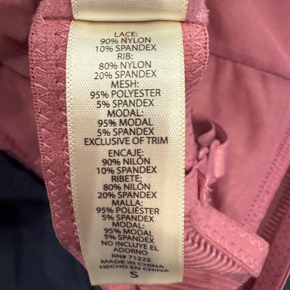 Jessica Simpson NWT Sz S 2Pk Multicolor Floral & Purple Lace Bralettes (I051) - Picture 7 of 7